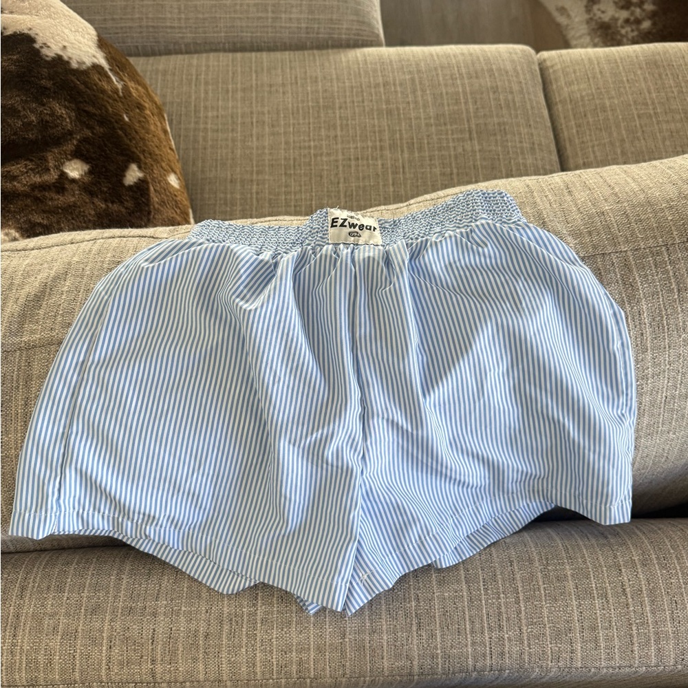 Princess Polly Blue Striped Women Shorts